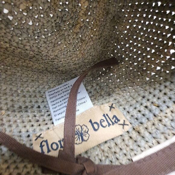 Elegant Beige Woven Sun Hat - Picture 3 of 4